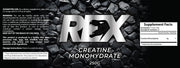 Rex Fitness Creatine Monohydrate 250g Powder - Pre-Work - Proven Physical Performance and recovery Unflavoured